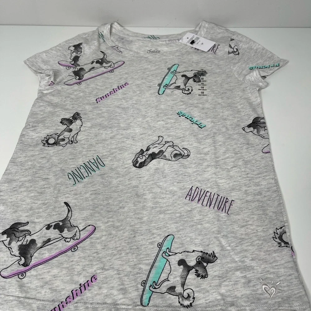 Justice lot of 4 tops size 10